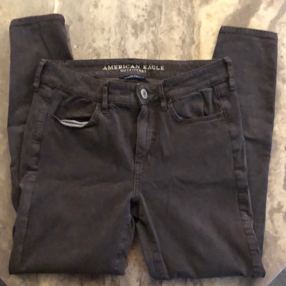 Brown Hi Rise Jegging American Eagle 4 Short